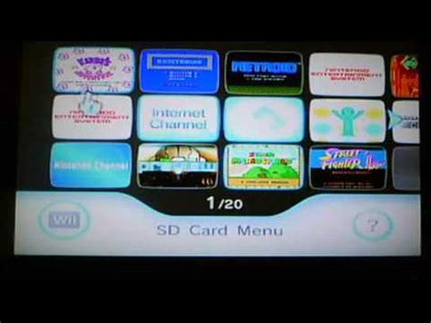 A wide variety of wii sd card options are available to you, such as material, capacity, and compatibility. Wii Update 4.0 - SD Card Menu - YouTube