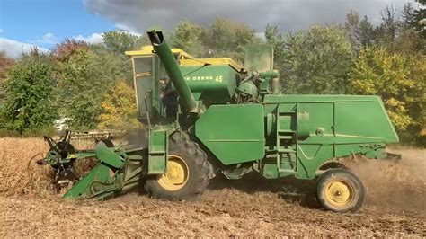 John Deere 45 Combine Youtube