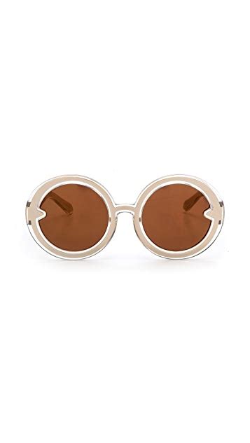 Karen Walker Orbit Filagree Mirrored Sunglasses Shopbop