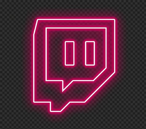 Hd Neon Twitch Aesthetic Pink Icon Transparent Background Png Citypng