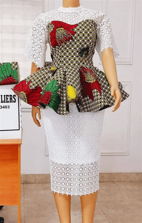 140 Most Latest Ankara And Lace Combination Styles For Classy African
