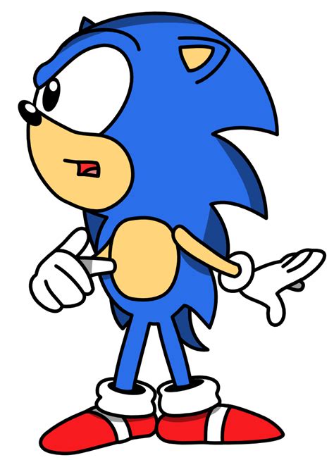 Classic Sonic Pose 02 By Mslash67 Production On Deviantart