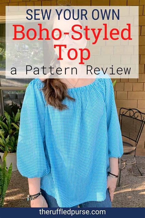 Easy To Sew Peasant Blouse Pattern The Ruffled Purse