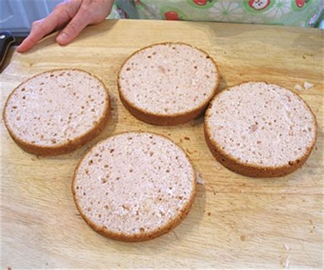 This sturdy round cake pan has a slightly corrugated bottom, which gives it a slight edge in the nonstick department. Cakes - Trim and Torte or Slice into Layers | CraftyBaking | Formerly Baking911