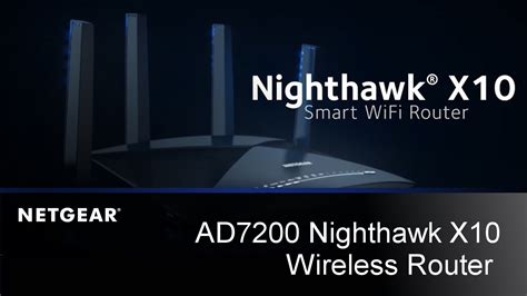 Netgear R9000 Nighthawk® X10 Ad7200 Smart Wifi Router Product Tour