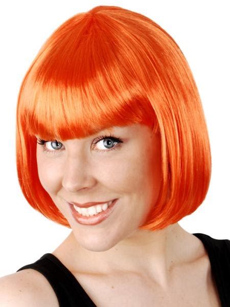 Orange Bob Wig Short Orange Wigs