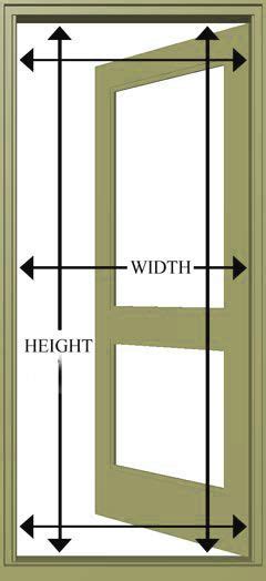 Finally, slide the tape measure up to the center of the door frame and pull it across from one side to. How to measure for a custom size screen door. in 2020 ...