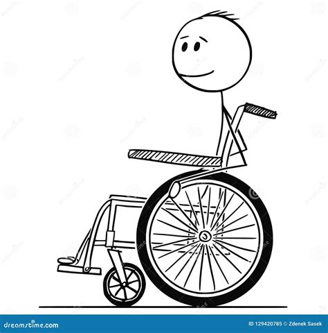 Wheelchair Cartoon Drawing