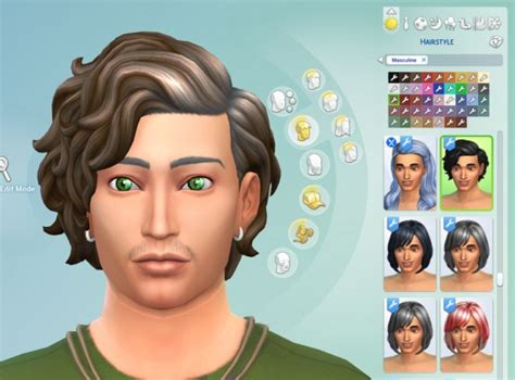 Mod The Sims 42 Recolours Of Short Curly Hair By Simmiller Sims 4 Hairs