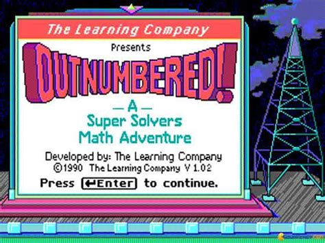 Super Solvers Outnumbered 1990 Pc Game