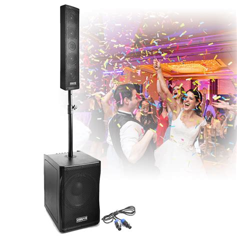 Loud Pa Speaker And Subwoofer System Easy Install Wedding Dj Party