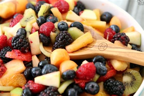 Fancy Fruit Salad Recipe Butter With A Side Of Bread