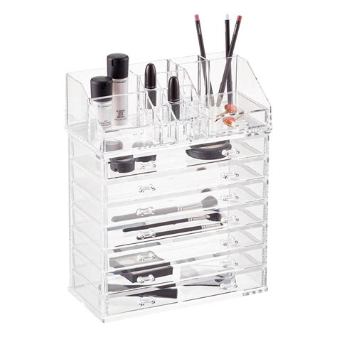 Makeup Organizer Acrylic Makeup Organizer With Drawer The Container