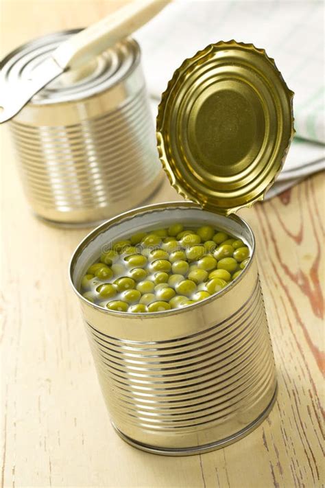 Canned Green Peas Stock Image Image Of Ingredient Nutrition 18767323