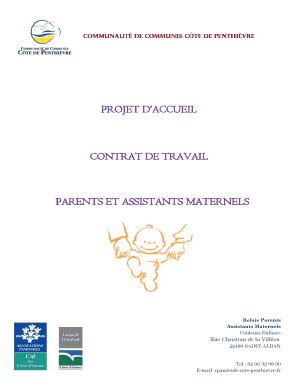 Remplissable En Ligne Cdc Cote Penthievre Projet D Accueil Contrat De