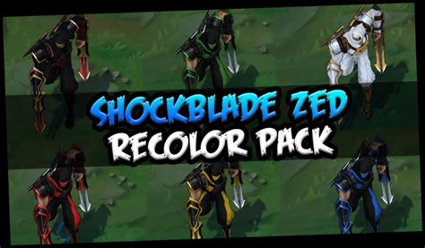 Shockblade Zed Chroma Download Custom Skin Twitter