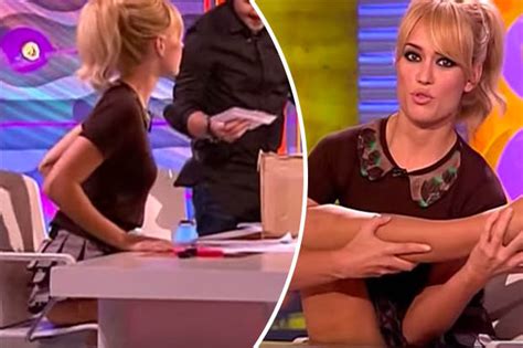 Tv Host Flashes Bare Bum In Miniskirt Wardrobe Malfunction Daily Star