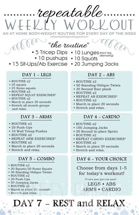 Gym Schedule For Womens Workout Plans Workout Plans Workout Routines