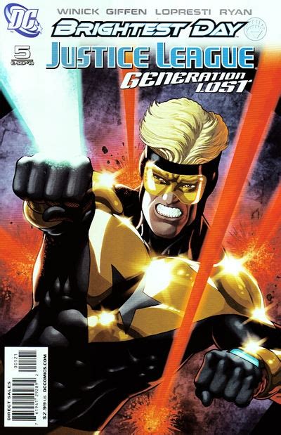 Justice League Generation Lost 5 Booster Gold Cover Kevin Maguire In