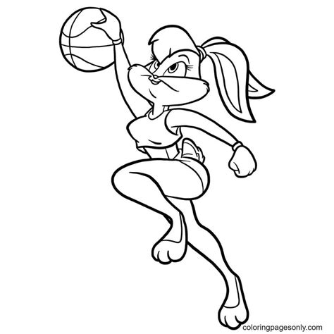 Lola Bunny Coloring Pages Home Design Ideas