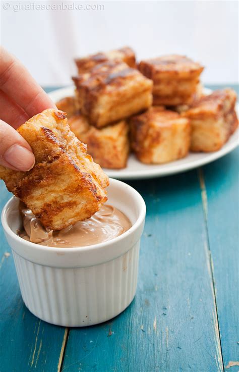 Peanut Butter And Jelly Stuffed French Toast Bites With Balsamic Dipping