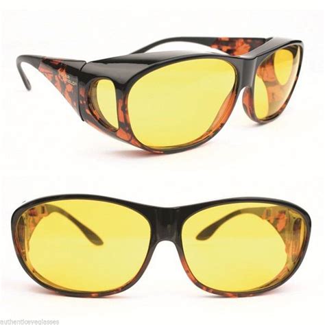 fitover sunglasses solarshield contrast enhancing filters yellow lenses large fit over
