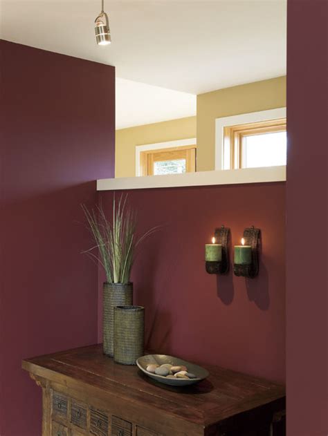 Burgundy Paint Home Design Ideas Pictures Remodel And Decor