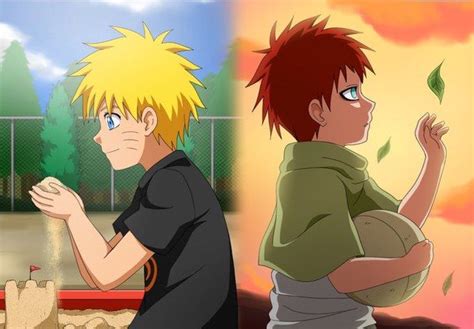 Anime Boy Friends Friendship Gaara Manga Naruto Anime