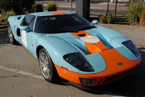 Gulf Heritage Blue 2008 Ford Gt Coupe Photo Detail