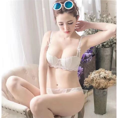 Breast Europe And The United States Sexy Sweet Lace Ultra Thin Womens Underwear Bra Set Lace
