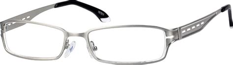 Silver Stainless Steel Full Rim Frame 1675 Zenni Optical Eyeglasses