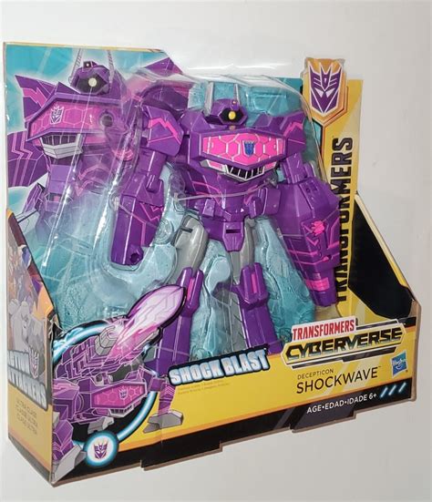 Transformers Cyberverse Decepticon Shockwave Shock Blast Ultra Class Ebay