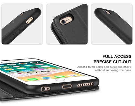 Shieldon Iphone 6s Plus Genuine Folio Case Wallet Phone Cover