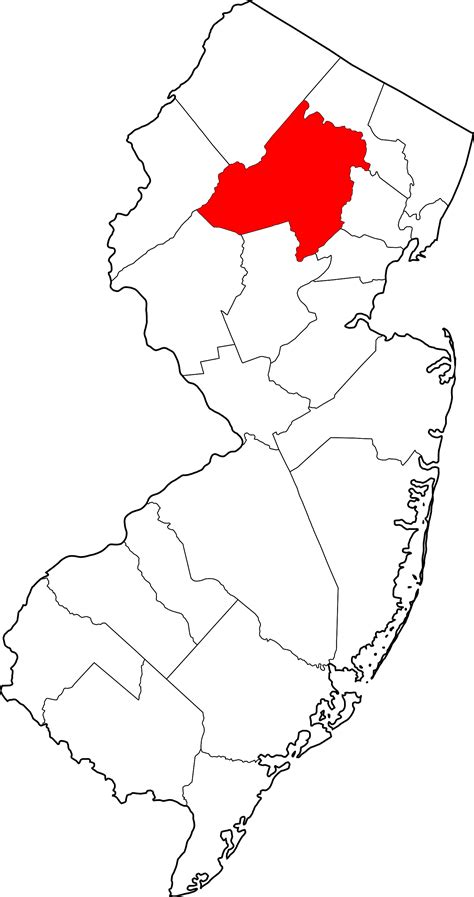Filemap Of New Jersey Highlighting Morris Countysvg Wikipedia