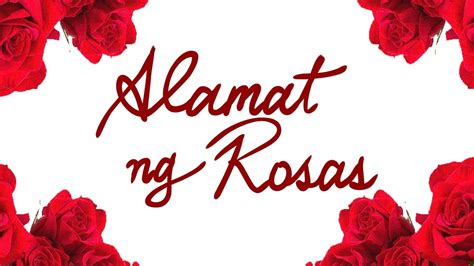 Alamat Ng Rosas Filipino Project Youtube