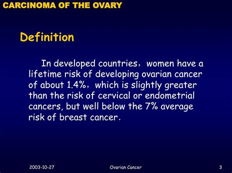 Ppt Ovarian Cancer Powerpoint Presentation Free Download Id467199