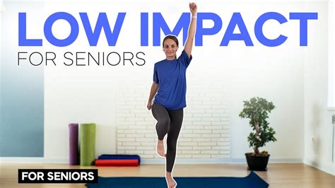 20 Minute Low Impact Exercise For Seniors Burn Belly Fat Youtube