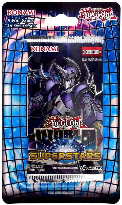 Yugioh Trading Card Game World Superstars Blister Booster Pack