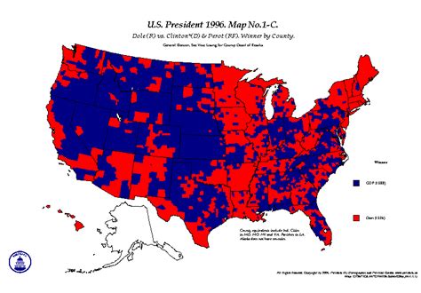 Polidata Andreg Election Maps President 1996