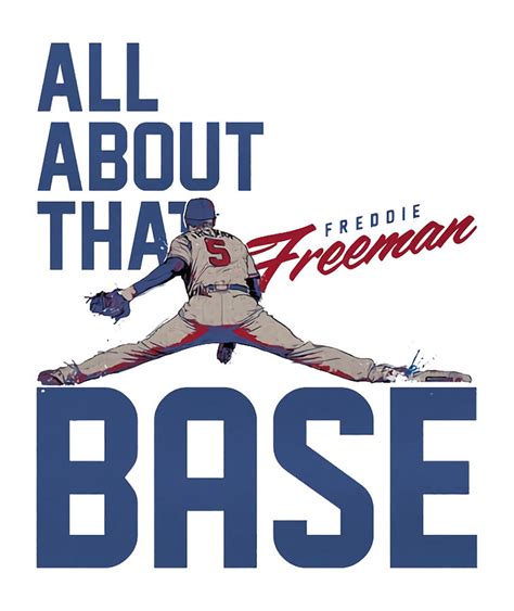 Freddie Freeman Base Digital Art By Kelvin Kent Pixels