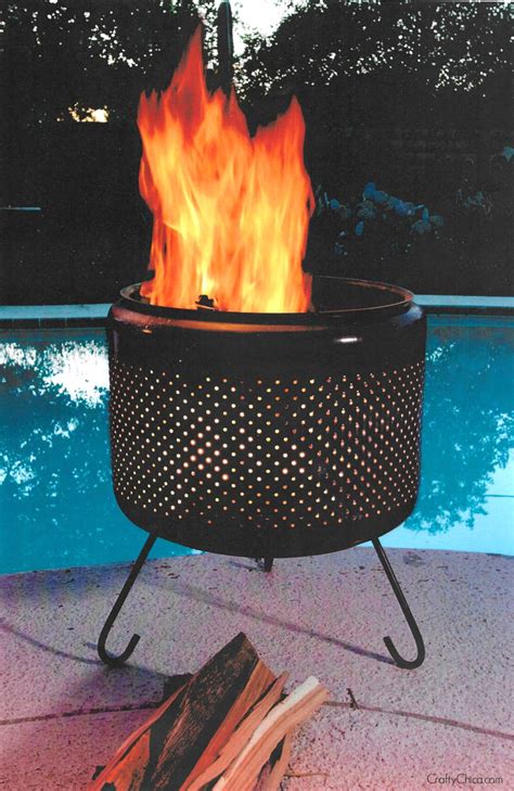 How To Washing Machine Drum For Fire Pit Crafty Chica