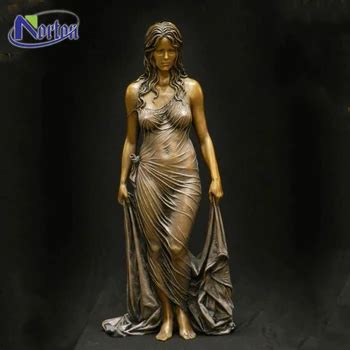 Gallery Art Modern Figure Bronze Lady Sculpture Elegant Naked Woman