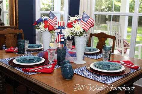 By admin | june 5, 2018 | no comments | table settings. Patriotic Tablescapes
