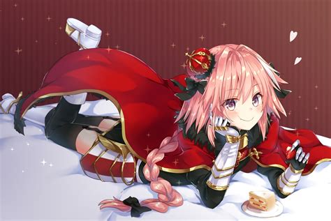 All Male Armor Astolfo Blush Bow Braids Cake Cape Crown Elbow Gloves Fateapocrypha Fategrand