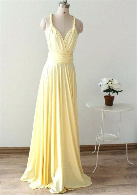 Light Yellow Long Bridesmaid Dress 2019 Beautiful Party Dresses By Bemybride Pastel Yellow