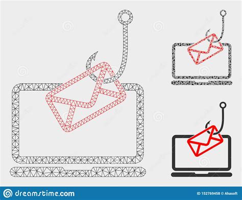 4 sliding trays for easy accessing documents and the vertical upright section for hanging file holders. Laptop Mail Phishing Vector Mesh Wire Frame Model And ...