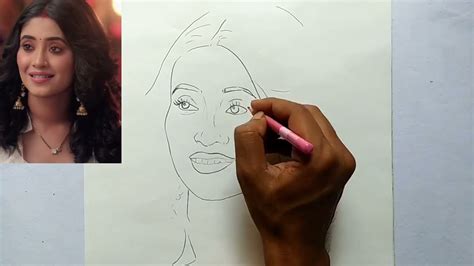 Shivangi Joshi Drawing Naira Drawing Youtube