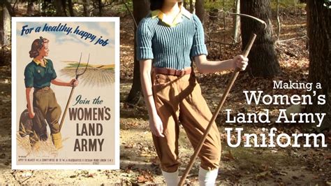 Making A Women S Land Army Costume Women’s Dress During Wwii Youtube