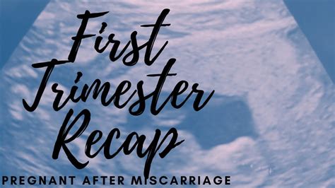 First Trimester Symptoms Pregnancy After A Miscarriage Youtube