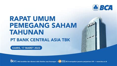 Pt Bank Central Asia Tbk Bca Di Linkedin Bca Selenggarakan Rapat